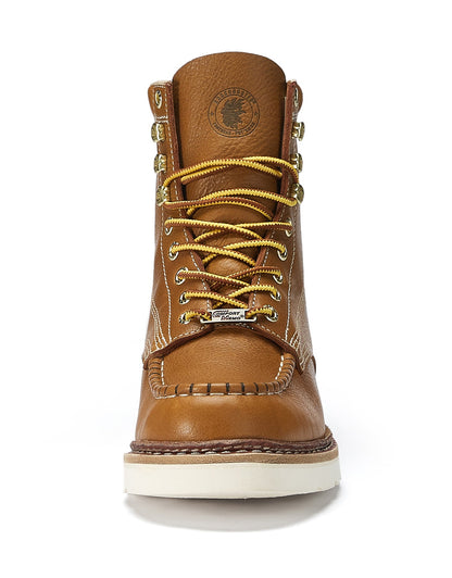 Image of Rockrooster Mens 7 Inch Brown Soft Toe Wedge Work Boots With Vibram® Outsole Vap611 1140217607 from Edmene LLC