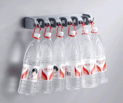 Multifunctional Mop Hook and Holder for Bathroom Door