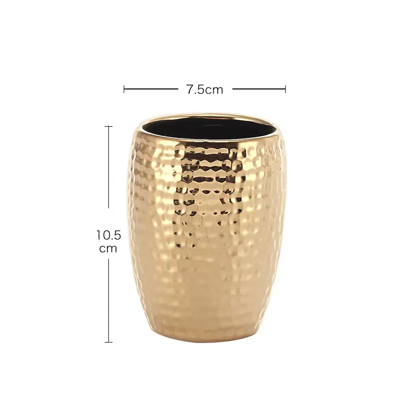 Modern Ceramic 5-Piece Bathroom Accessory Set