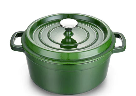 Handmade Cast Iron Pot, Dutch Oven, Soup Pot, Enamel Cookware