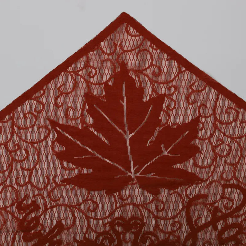 Thanksgiving and Halloween Table Runner with Leaves and Pumpkins