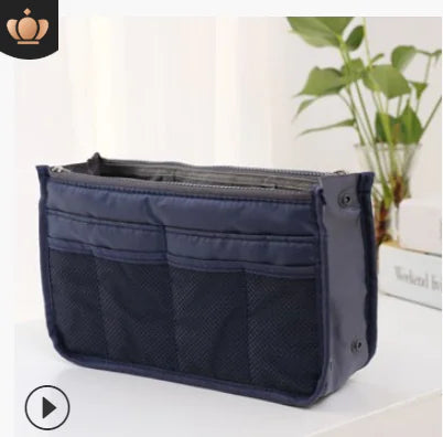 Double Zipper Makeup and Toiletry Storage Bag