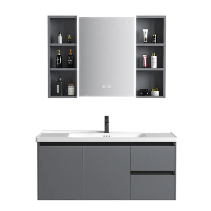 Elegant Drawer Bathroom Cabinet with Ceramic Sink Combo