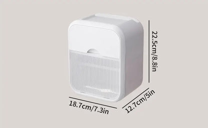 Double Layer Waterproof Tissue Box Holder for Bathroom