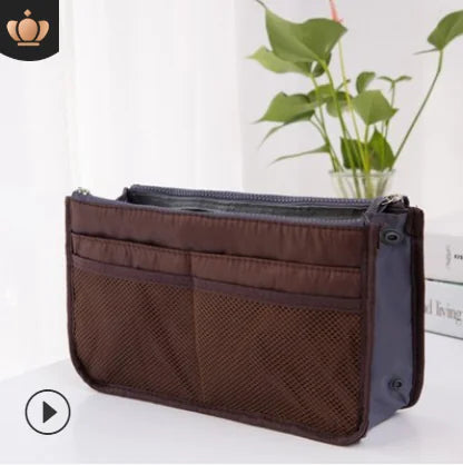 Double Zipper Makeup and Toiletry Storage Bag
