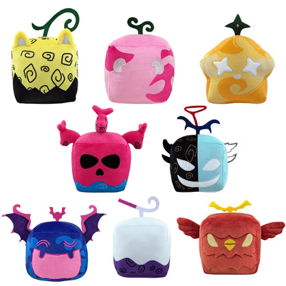 BIBHINN Blox Plush Kitsune Venom Buddha Plush Toddlers Toys Fruit Plush for Easter Thanksgiving Birthday (8pcs)