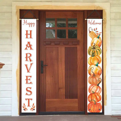 Thanksgiving Banner Custom Fall Door Decoration