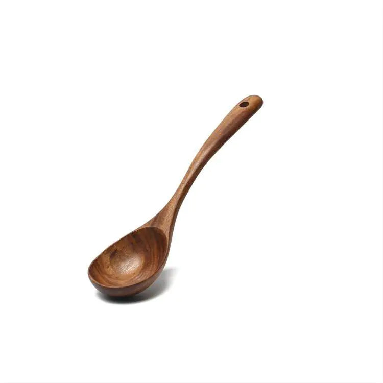 Acacia Wooden Spatula and Spoon Set for Cookware