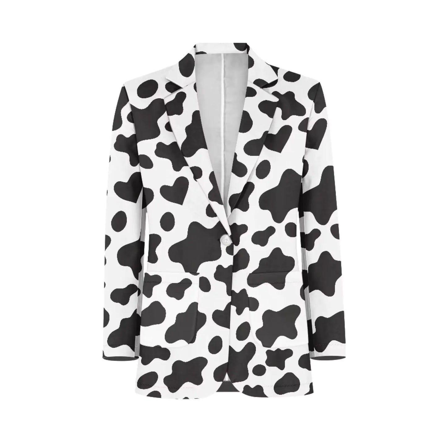 Jekioweii Cow Mens Suit Casual Breathable Regular Fit Notched Lapel Blazers Prom Wedding Sport Coats Party Show Tops for Christmas Thanksgiving