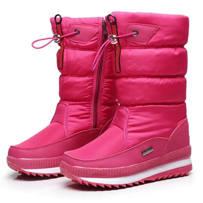 Winter Waterproof Thick Anti-Ski Boots