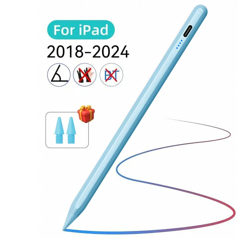 For Apple Pencil 2 1 Palm Rejection Power Display iPad Accessories iPad 2022 2021 2020 2019 2018 Pro 11 12.9 Air Mini Stylus Pen