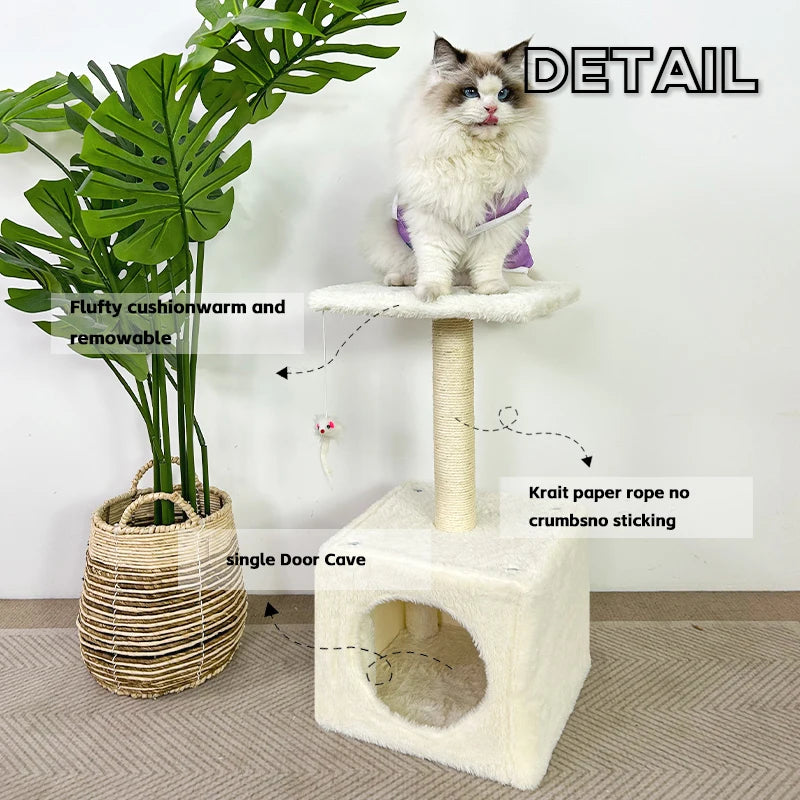 Image of YXT Pet Supplies Natural Sisal Cat Climbing Frame Square ... from Edmene LLC