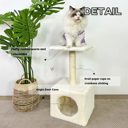 Image of YXT Pet Supplies Natural Sisal Cat Climbing Frame Square ... from Edmene LLC