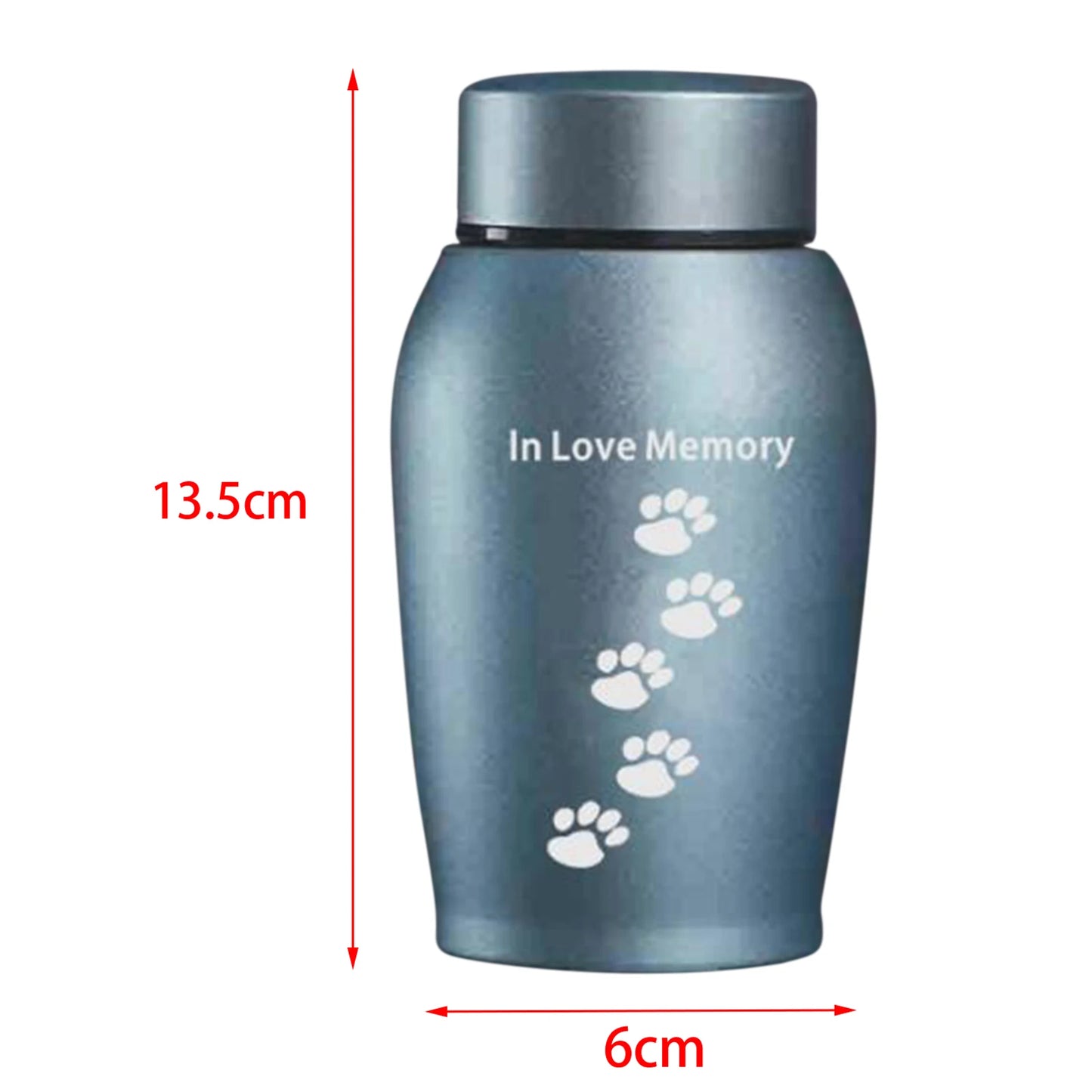 Image of New Multi Colored Stainless Steel Pet Urn Sealed Funeral Memorial Ash Holder For Dog Cat Bird Mouse Cremation Ashes from Edmene LLC