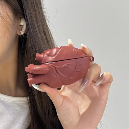 Earphones Case 3D Body Heart Style Case For Airpods 3,Soft Protective