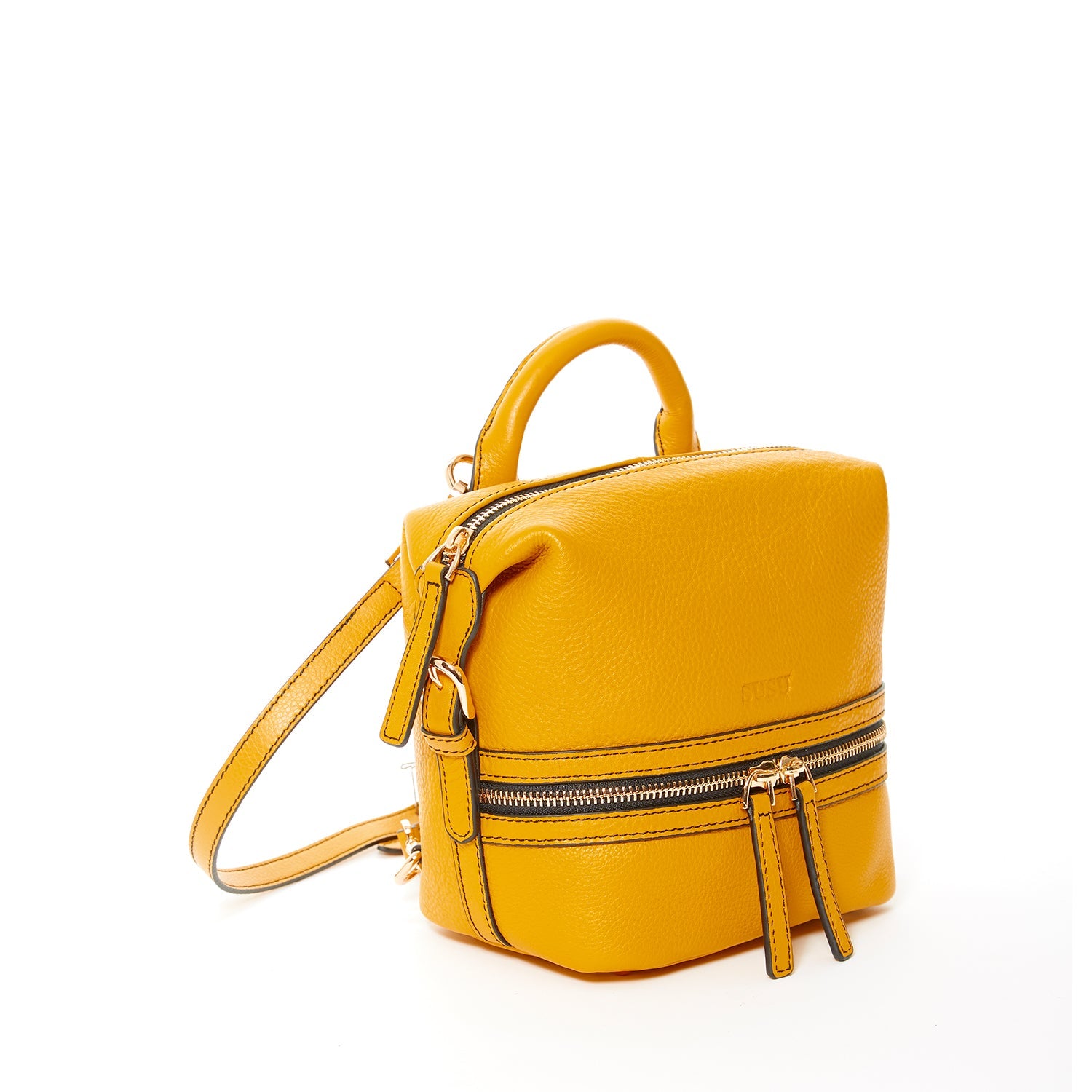 Image of Ashley Leather Trendy Backpacks Yellow 218520365 from Edmene LLC