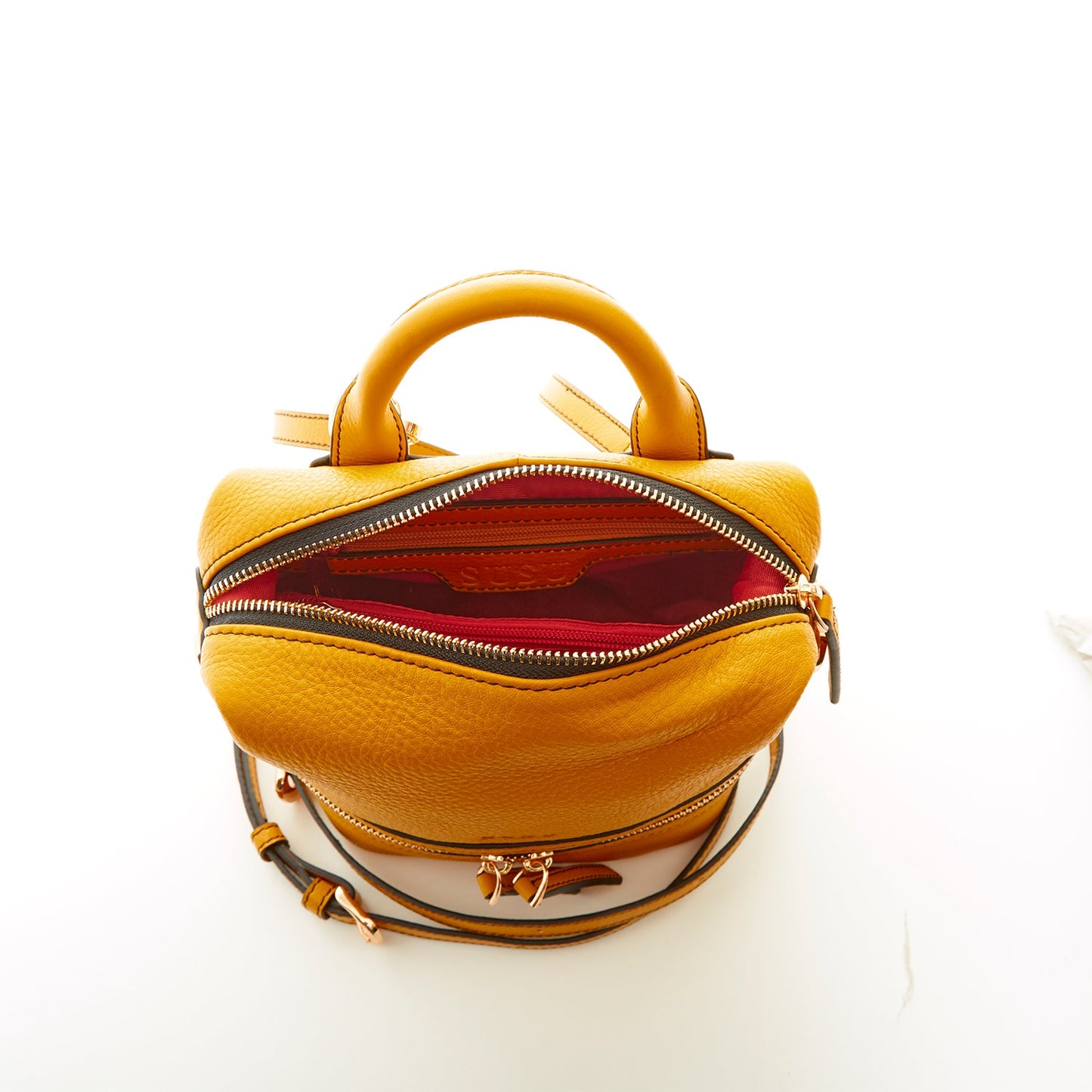 Image of Ashley Leather Trendy Backpacks Yellow 218520365 from Edmene LLC