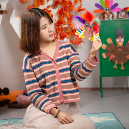 Thanksgiving Turkey Headband Craft for Kids DIY