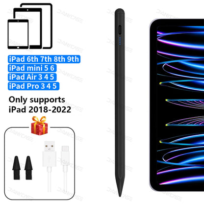 For Apple Pencil 2 1 Palm Rejection Power Display iPad Accessories iPad 2022 2021 2020 2019 2018 Pro 11 12.9 Air Mini Stylus Pen