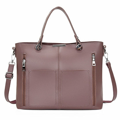 Image of Double Pocket Crossbody Stitching Shoulder Bag 1559444391 from Edmene LLC