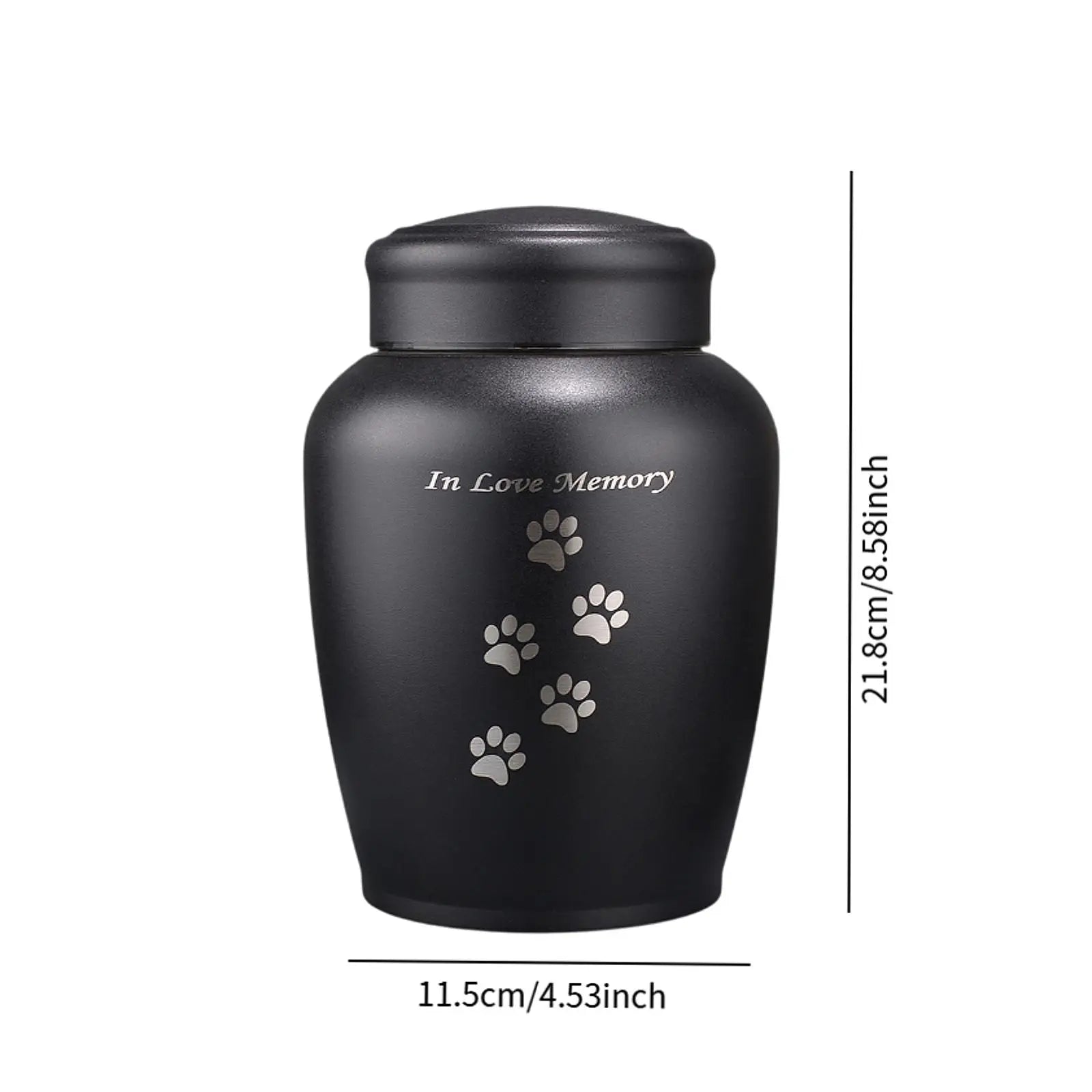 Image of New Multi Colored Stainless Steel Pet Urn Sealed Funeral Memorial Ash Holder For Dog Cat Bird Mouse Cremation Ashes from Edmene LLC