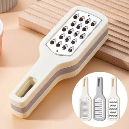 3 In 1 Cheese Grater Portable Handheld Stainless Steel Vegetable