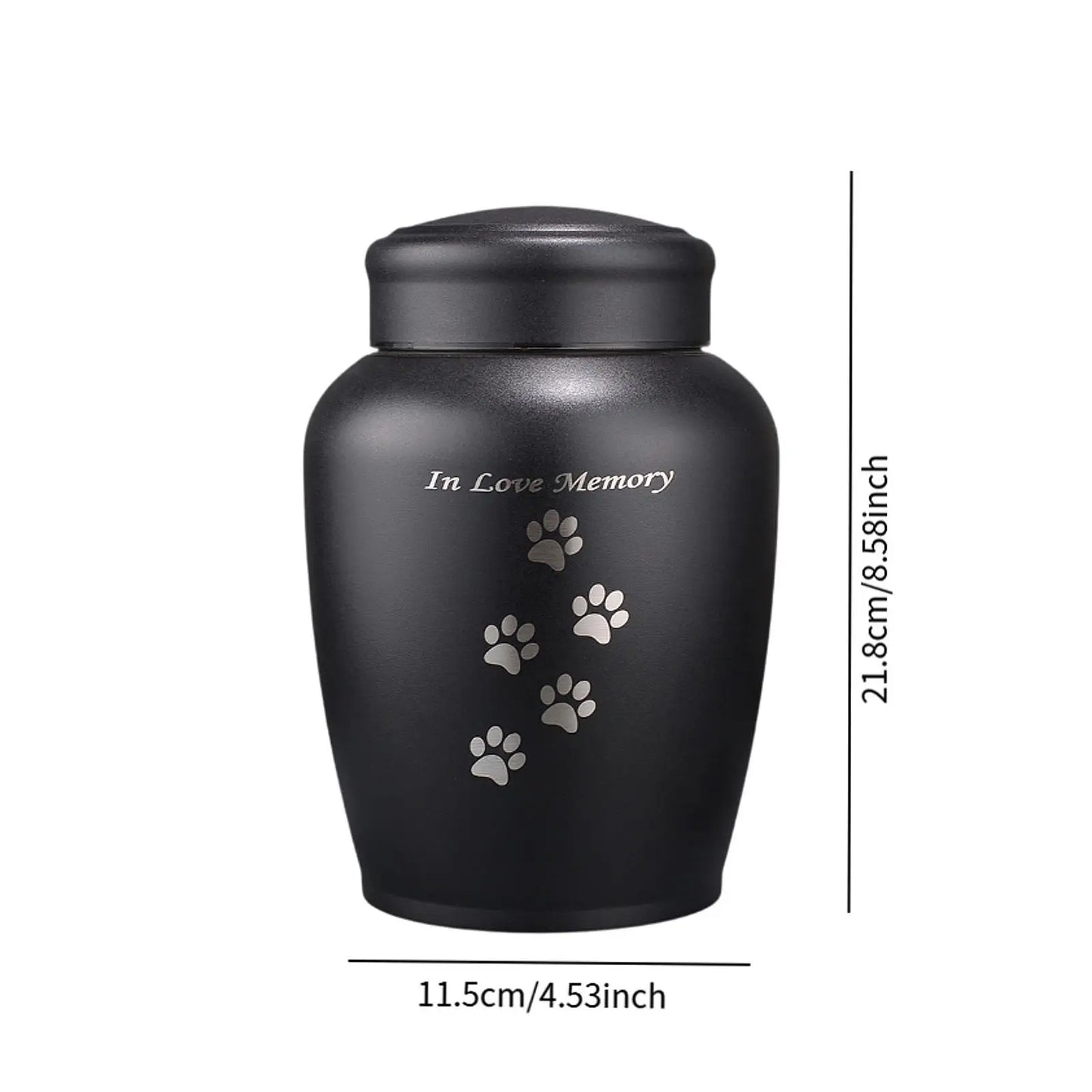 Image of New Multi Colored Stainless Steel Pet Urn Sealed Funeral Memorial Ash Holder For Dog Cat Bird Mouse Cremation Ashes from Edmene LLC