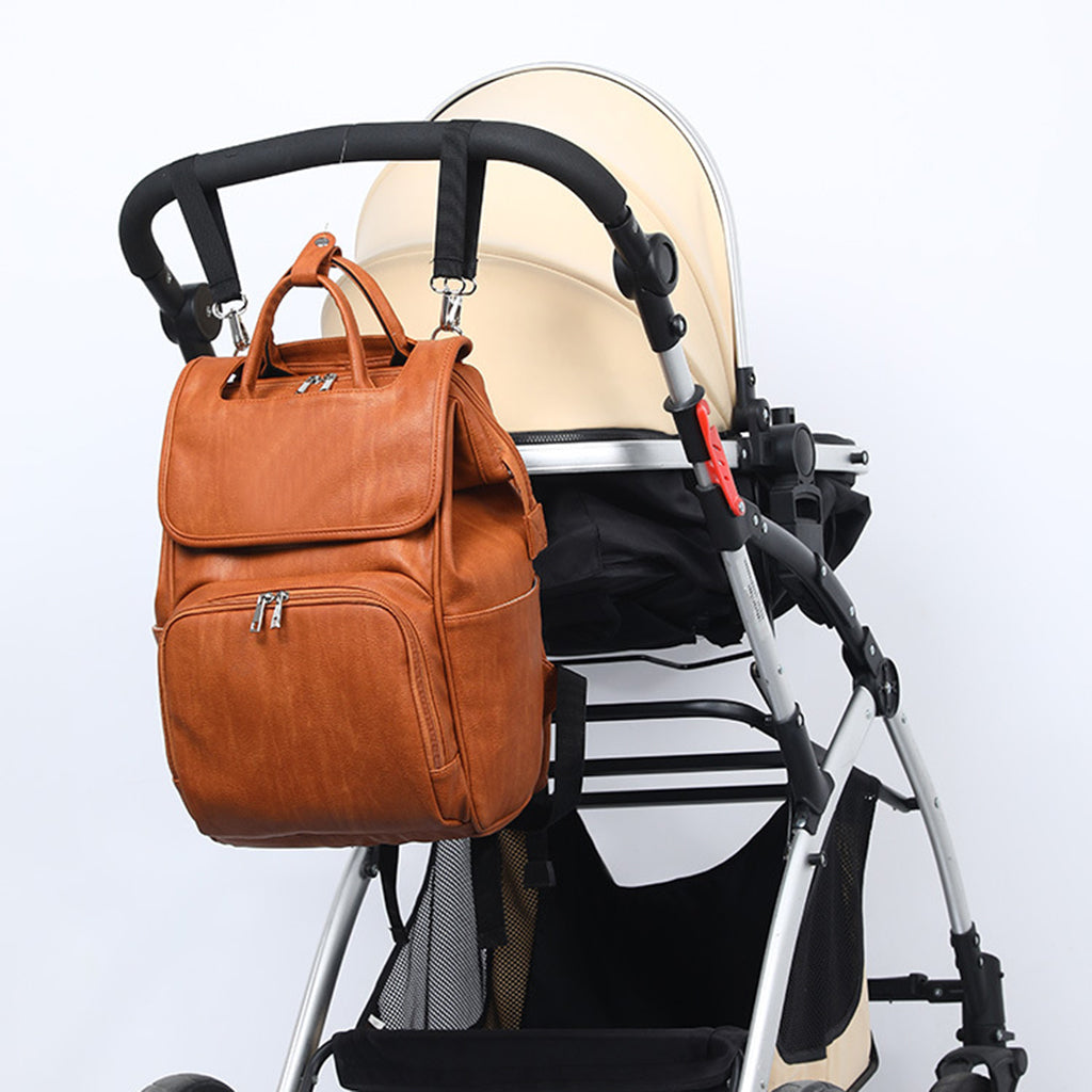 Image of New PU Leather Diaper Bag Baby Mummy Maternity Bag from Edmene LLC