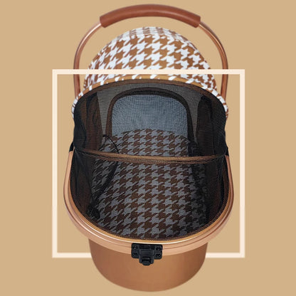 Image of Separation Pet Trolley Dog Show Stroller Luxury 4 Wheels Detachable Pet Stroller For Cat Dogs from Edmene LLC