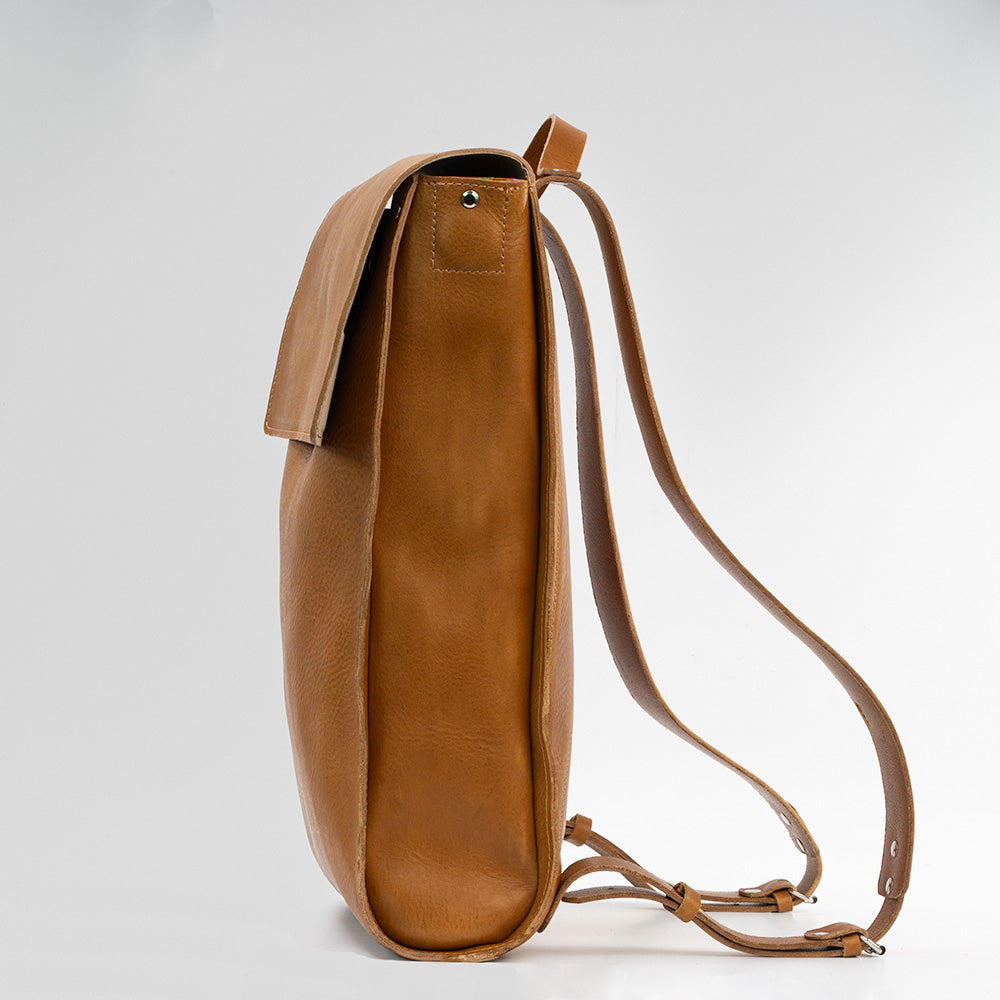 Image of Leather Laptop Backpack The Minimalist Black 985288941 from Edmene LLC