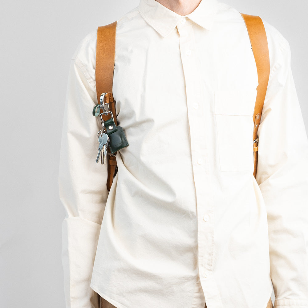 Image of Leather Laptop Backpack The Minimalist Black 985288941 from Edmene LLC