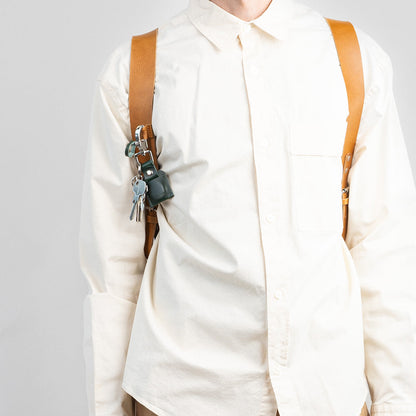 Image of Leather Laptop Backpack The Minimalist Black 985288941 from Edmene LLC