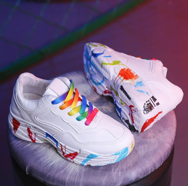 White Sneakers, Sports Shoes, Dad Shoes