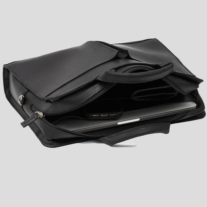 Image of Skorzana Torba Na Laptopa Czarna 1609080088 from Edmene LLC