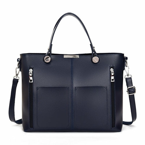 Image of Double Pocket Crossbody Stitching Shoulder Bag 1559444391 from Edmene LLC