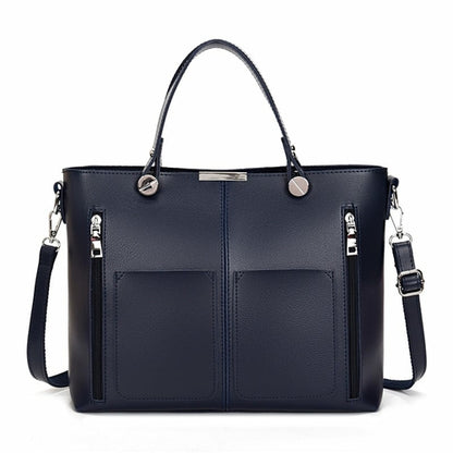 Image of Double Pocket Crossbody Stitching Shoulder Bag 1559444391 from Edmene LLC