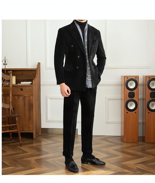 Caverton™ – Double-Breasted Luxury Suit (Autumn Edition)