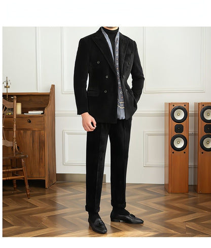 Caverton™ – Double-Breasted Luxury Suit (Autumn Edition)