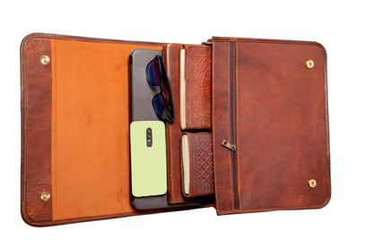 Image of Combo Of 2 Leather Travel Backpack Crossbody Laptop Bag 1154986694 from Edmene LLC