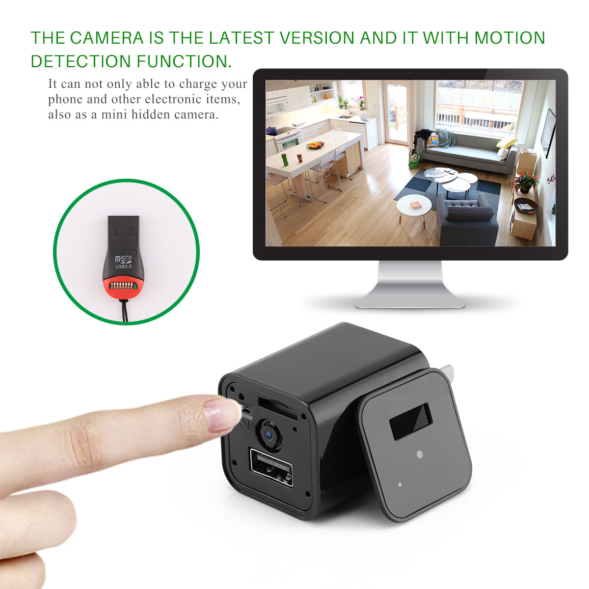 Image of Hd 1080P Hidden Camera Usb Charger Home Security 1342706429 from Edmene LLC