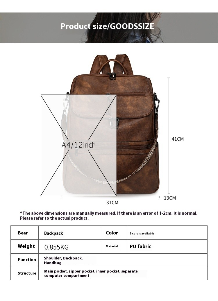 ALLFASHION™ – RetroSense™ College Backpack