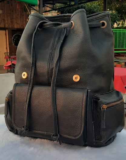 Image of Leather Backpack Handmade 15 5 Inch Unisex Backpack 896937807 from Edmene LLC