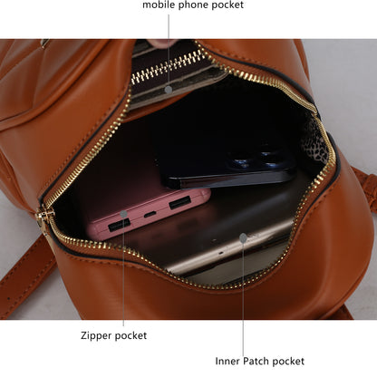 Image of Hayden Quilted Vegan Leather With Studs Womens Backpack 1740880536 from Edmene LLC