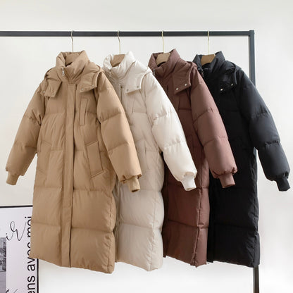 Women Long Puffer Jacket Winter Coat with Hood