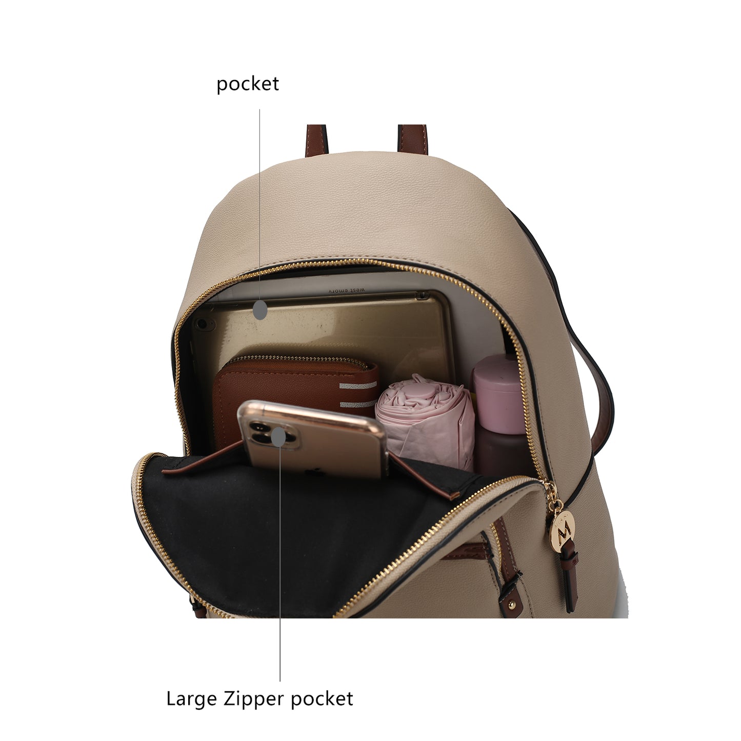 Image of Mkf Collectionalice Backpack Vegan Leather Women By Mia K 1379304220 from Edmene LLC