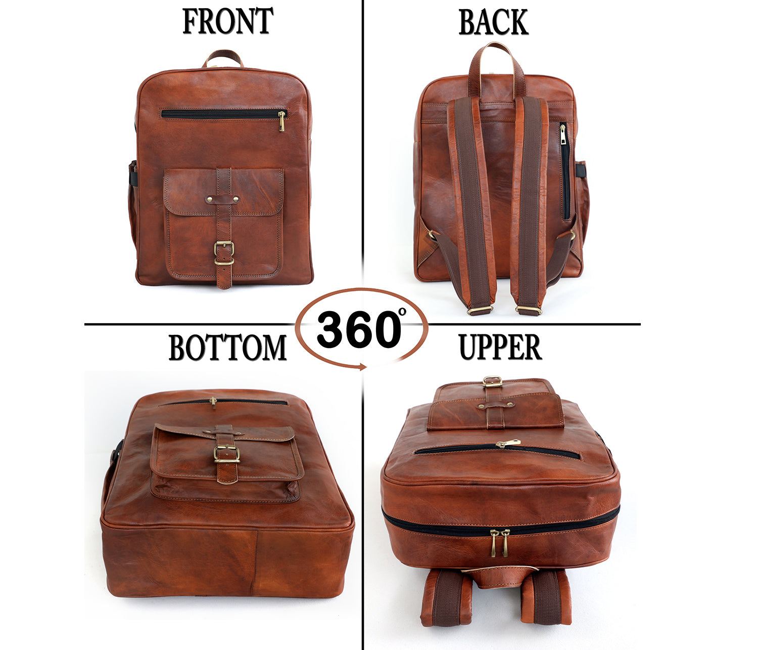 Image of Genuine 15 6 Inch Vintage Laptop Backpack Retro Travel Work Rucksack 1433985546 from Edmene LLC
