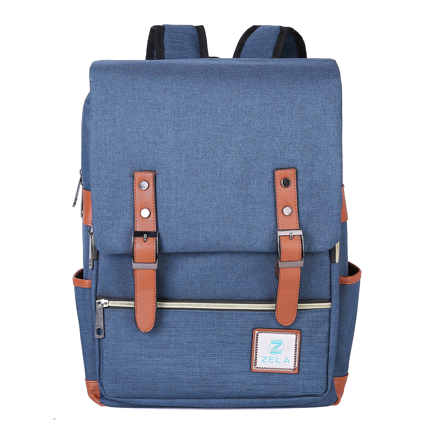 Image of Slim Backpack College School Business Fits 15 Inch Laptop Dark Blue 1073528485 from Edmene LLC