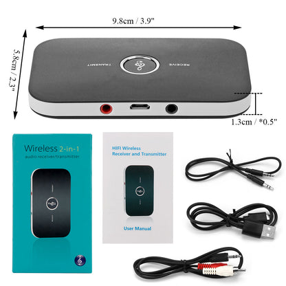 Image of 2 In 1 Bluetooth 4 1 Audio Transmitter Receiver 1618398696 from Edmene LLC