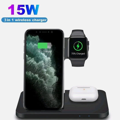 Image of Ninja Dragons 3 in1 Wireless Foldable Charging Station from Edmene LLC