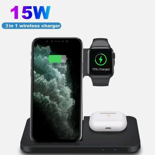 Image of Ninja Dragons 3 in1 Wireless Foldable Charging Station from Edmene LLC